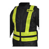 Kamizelka odblaskowa OZONE POLSKA BLACK/FLUO YELLOW czarny żółty fluo