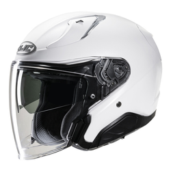 Kask otwarty HJC F31 PEARL WHITE biały