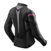 Kurtka tekstylna damska REBELHORN HIFLOW V LADY BLACK/GREY/FLUO PINK czarny szary różowy