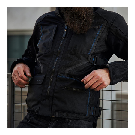 Kurtka tekstylna REBELHORN SCANDAL BLACK czarny