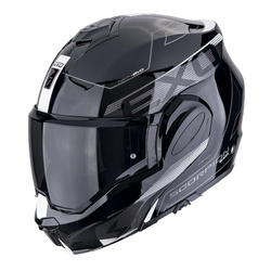 Kask szczękowy SCORPION EXO-TECH EVO TRAVELLER BLACK/WHITE czarny biały