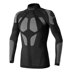 Koszulka termoaktywna SPIDI SEAMLESS BLACK/GREY czarny szary
