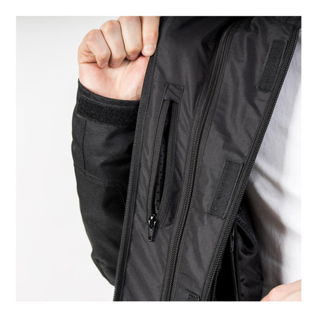 Kurtka tekstylna OZONE FLOW BLACK czarny