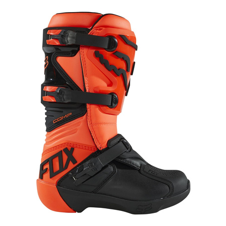 Buty cross dziecięce FOX JUNIOR COMP ORANGE pomarańczowy fluo czarny