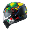 Kask integralny AGV K3 SV TARTARUGA czarny zielony żółty biały niebieski