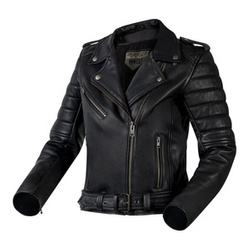 Kurtka skórzana damska OZONE RAMONES MODERN LADY MATT BLACK czarny