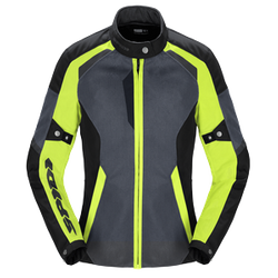 Kurtka tekstylna damska SPIDI TEK NET LADY YELLOW FLUO czarny szary żółty fluo