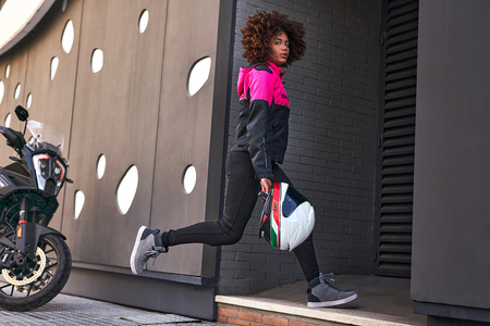 Jeansy motocyklowe damskie SHIMA CRUZ 2.0 BLACK czarny