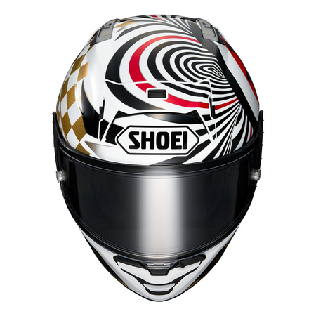 Kask integralny SHOEI X-SPR PRO MARQUEZ MOTEGI 4 TC-1 biały czarny czerwony złoty