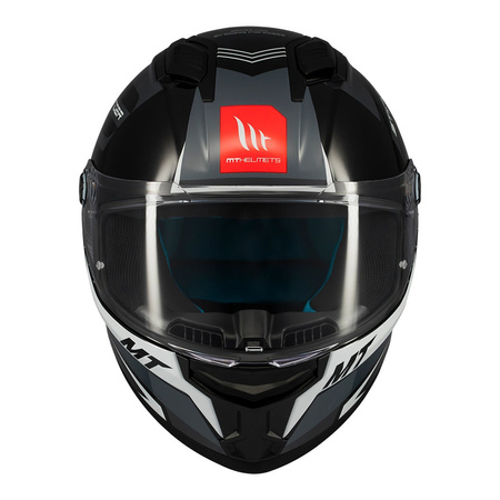 Kask integralny MT STINGER 2 TRON B12 GLOSS czarny szary