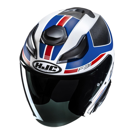 Kask otwarty HJC F31 CERON BLACK/WHITE czarny biały