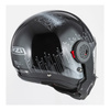 Kask szczękowy NZI MINIMOD META BLACK SILVER czarny srebrny