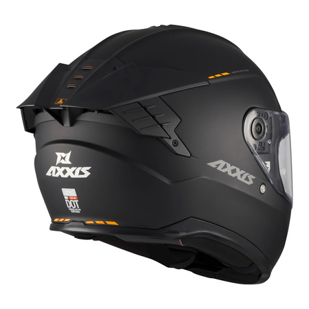 Kask integralny AXXIS HAWK EVO SV SOLID A1 MATT czarny mat