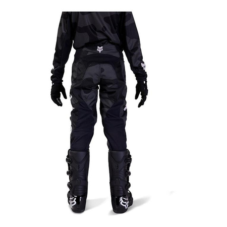 Spodnie cross dziecięce FOX JUNIOR 180 BNKR BLACK CAMO czarny szary