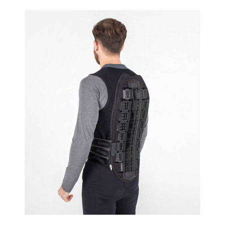 Kamizelka z protektorem pleców KNOX TRACK VEST czarny szary