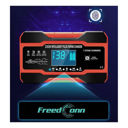 Ładowarka prostownik do akumulatora FREEDCONN RJ-C 121001A