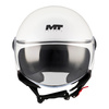 Kask otwarty MT STREET S PURE WHITE GLOSS biały