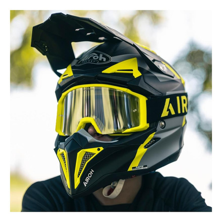 Gogle motocyklowe AIROH BLAST XR1 ORANGE MATT pomarańczowy