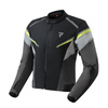 Kurtka tekstylna REBELHORN SPARK BLACK/GREY/FLUO YELLOW czarny szary żółty fluo