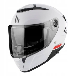 Kask integralny MT THUNDER 4 SV SOLID GLOSS PEARL WHITE biały