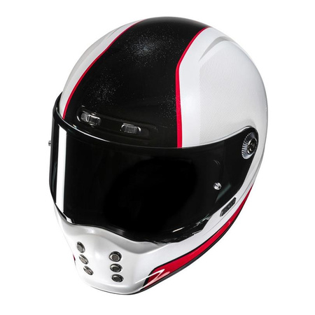 Kask integralny HJC V10 HODU WHITE/BLACK biały czarny