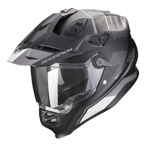 Kask integralny SCORPION ADF-9000 AIR DESERT BLACK/SILVER czarny srebrny