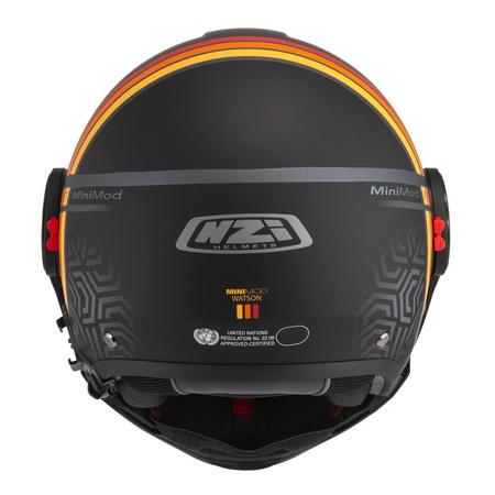Kask szczękowy NZI MINIMOD WATSON BLACK ANTRACITE MATT szary czarny