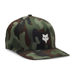 Czapka z daszkiem FOX HEAD TECH FLEXFIT GREEN CAMO zielony