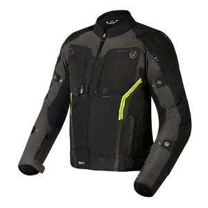Kurtka tekstylna REBELHORN BORG BLACK/DARK czarny szary żółty fluo