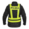 Kamizelka odblaskowa OZONE POLSKA BLACK/FLUO YELLOW czarny żółty fluo