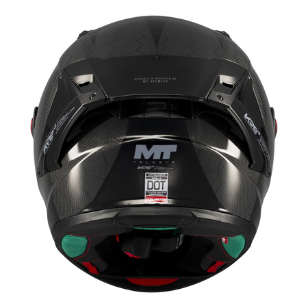 Kask integralny MT KRE+ S PURE GLOSS CARBON/BLACK