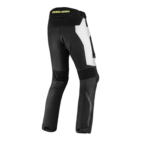 Spodnie tekstylne REBELHORN BORG BLACK/GREY/FLO YELLOW czarny szary żółty fluo