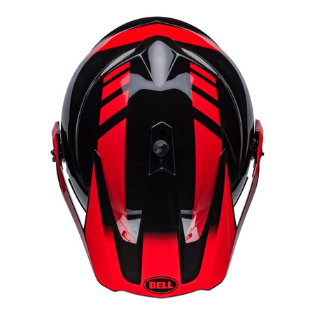 Kask integralny BELL MX-9 ADVENTURE MIPS DASH BLACK/RED czarny czerwony