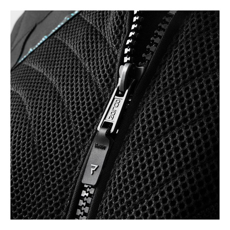 Kurtka tekstylna damska REBELHORN JAX LADY BLACK/BLUE LAGOON czarny niebieski