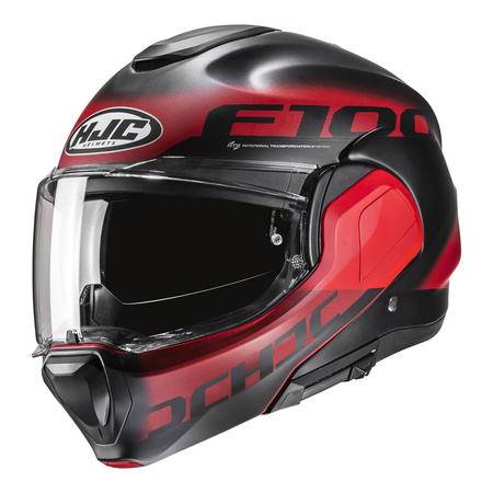 Kask szczękowy HJC F100 HETAL RED czerwony