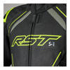 Kurtka skórzana RST S1 CE BLACK/GREY/FLO YELLOW czarny szary żółty fluo