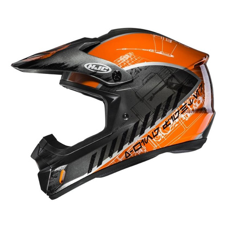 Kask cross HJC CS-MX-II REBEL X-WING STAR WARS SILVER/ORANGE srebrny pomarańczowy