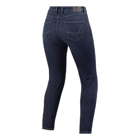 Jeansy motocyklowe damskie REVIT MARZIA MEDIUM BLUE STONE niebieski