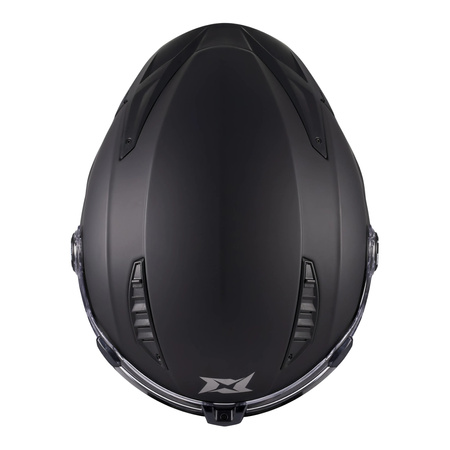 Kask szczękowy AXXIS GHOSTFIGHTER SV SOLID A1 MATT BLACK czarny mat