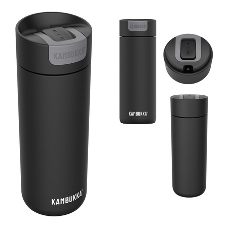 Kubek termiczny KAMBUKKA OLYMPUS MATTE BLACK 500ml czarny mat