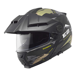 Kask szczękowy SCHUBERTH E2 ECE TRAIL GREEN szary biały zielony