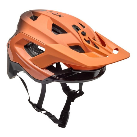 Kask rowerowy FOX SPEEDFRAME PRO BACKFADE CORAL czarny pomarańczowy