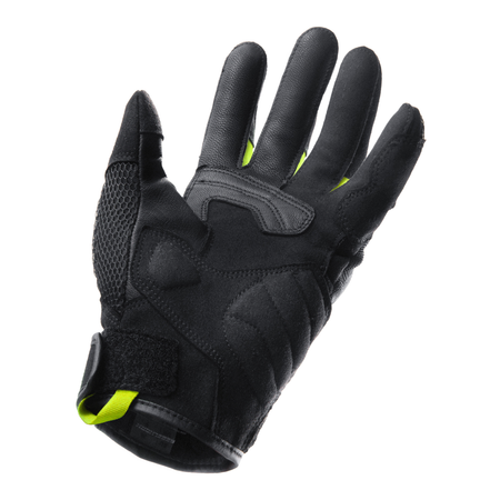 Rękawice miejskie REBELHORN CORE BLACK/GREY/FLUO YELLOW czarny szary żółty fluo