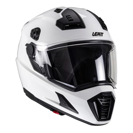 Kask cross z goglami LEATT KIT ADV 8.5 V25 WHITE biały