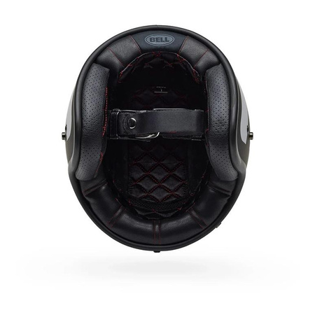 Kask otwarty BELL CUSTOM 500 ECE6 PARLOR MATTE BLACK WHITE czarny biały