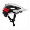Kask rowerowy FOX SPEEDFRAME PRO BLOCKED WHITE/BLACK biały czarny czerwony