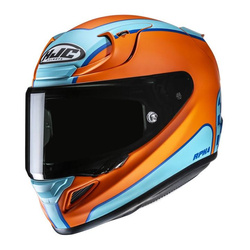 Kask integralny HJC RPHA 12 RESPON ORANGE/BLUE pomarańczowy niebieski