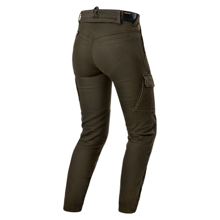 Jeansy motocyklowe damskie SHIMA RECON LADY GREEN zielony
