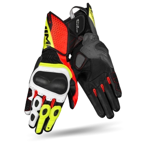 Rękawice sportowe SHIMA ST-3 MEN FLUO czarny czerwony biały żółty fluo