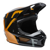 Kask cross dziecięcy FOX JUNIOR V1 SKEW BLACK/GOLD czarny złoty szary